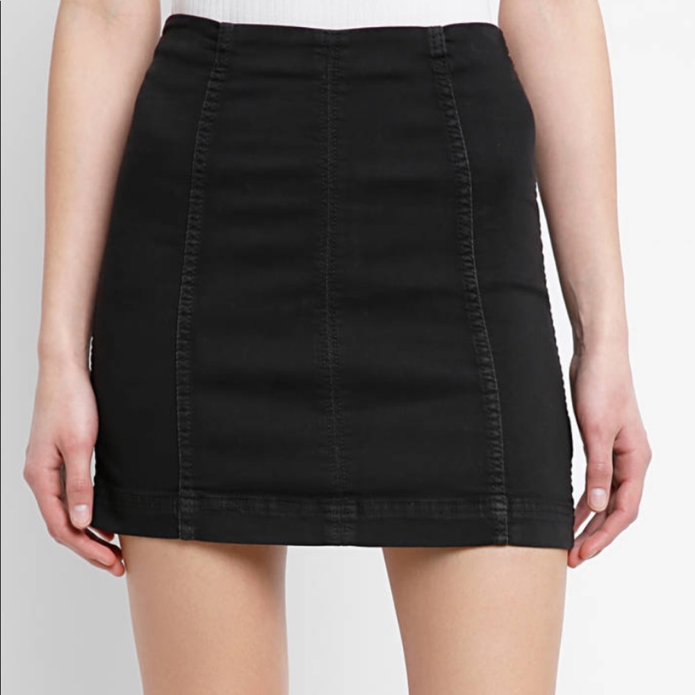 Black free people skirt